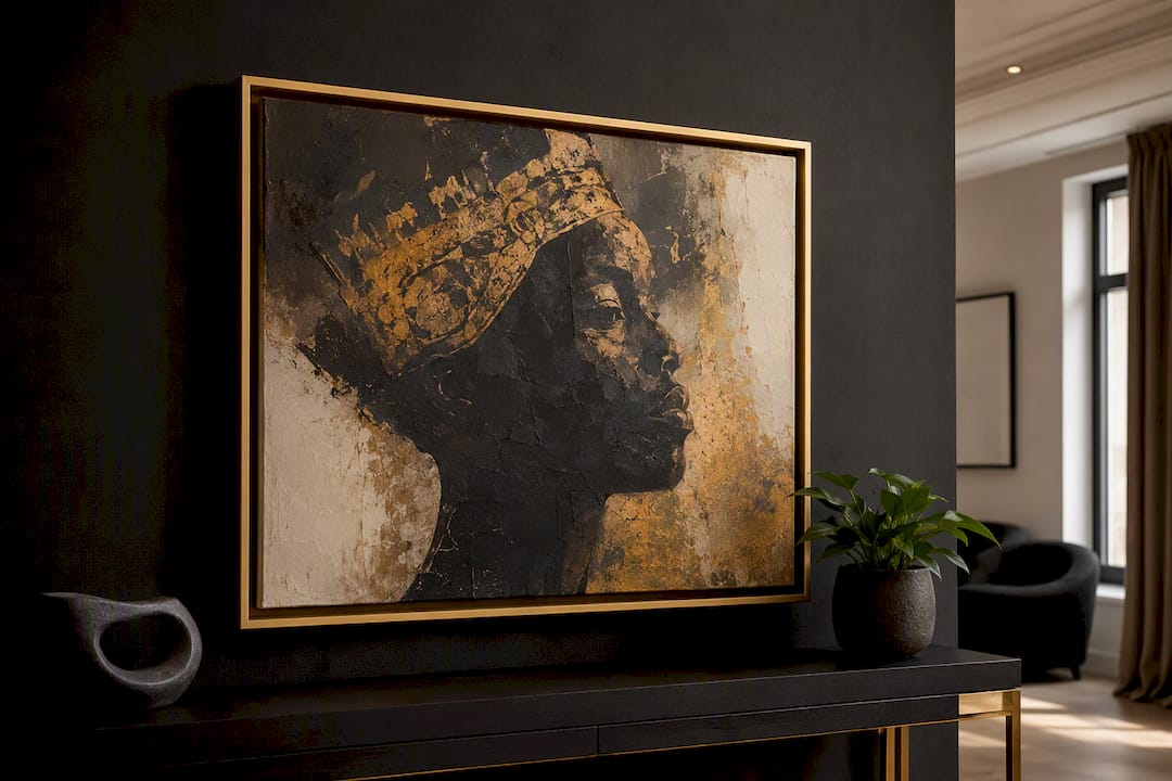 Floater frame showing canvas reveal gap