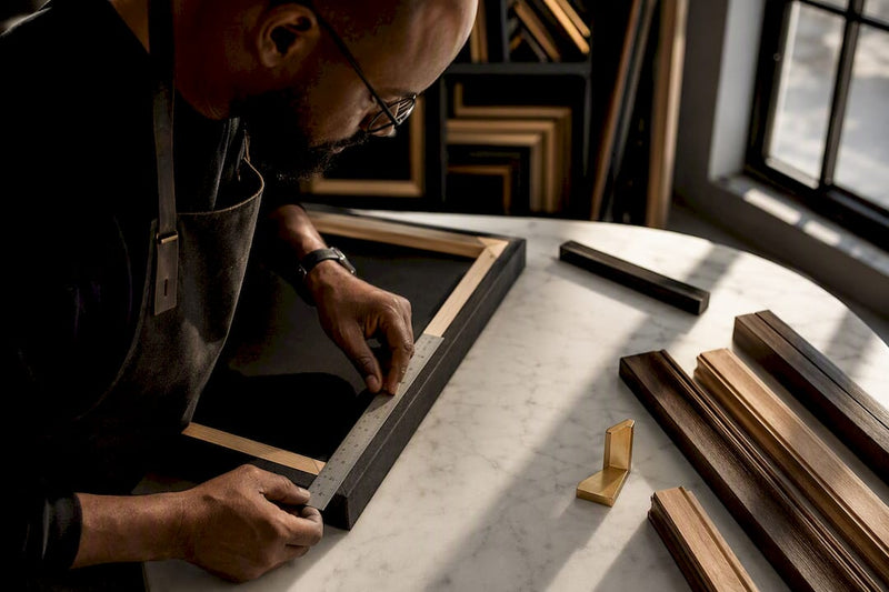 Framer measuring a canvas frame